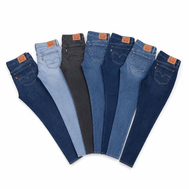 BOX 20 CAPI JEANS LEVI'S DONNA GRADO A +